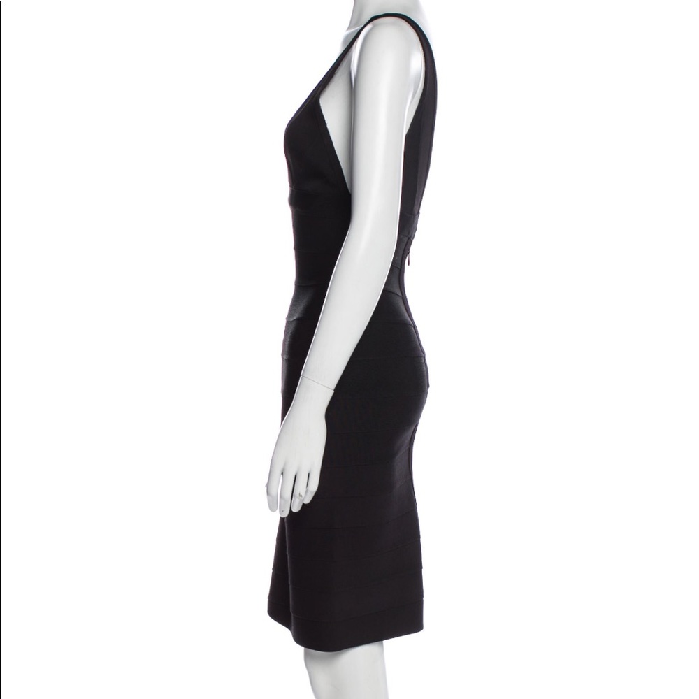 Herve Leger Black Bandage Dress S